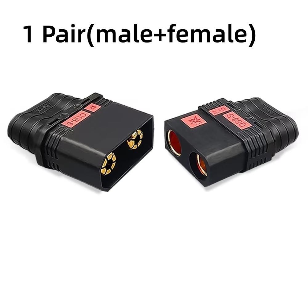 Anti Spark QS8-S Connector Gold Plated RC Accessories New QS8P-S Battery Plug for RC Model Car
