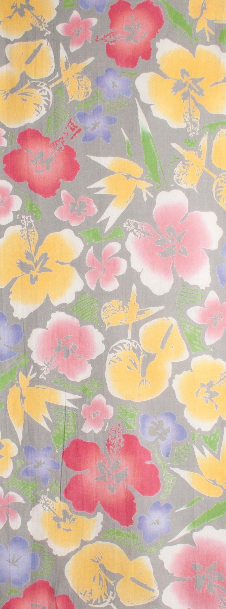 

Wabunka Aloha Tenugui Hand Made in Japan Towel, (Hawaiian Flower)