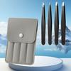 Xiaomi 4pcs Precision Stainless Steel Tweezers Set for Eyebrow Grooming, Facial Hair Removal Ingrown Hair, Splinter & Tick Removal