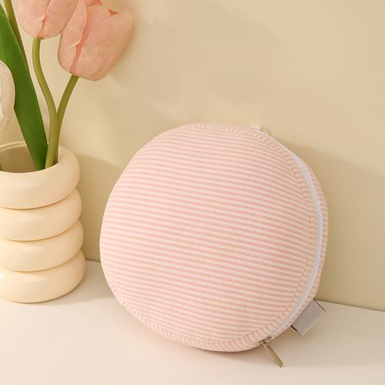 Travel 2-in-1 Neck Pillow Portable Neck Pillow with Eye Mask Zippered Neck Pain Relief Pillow