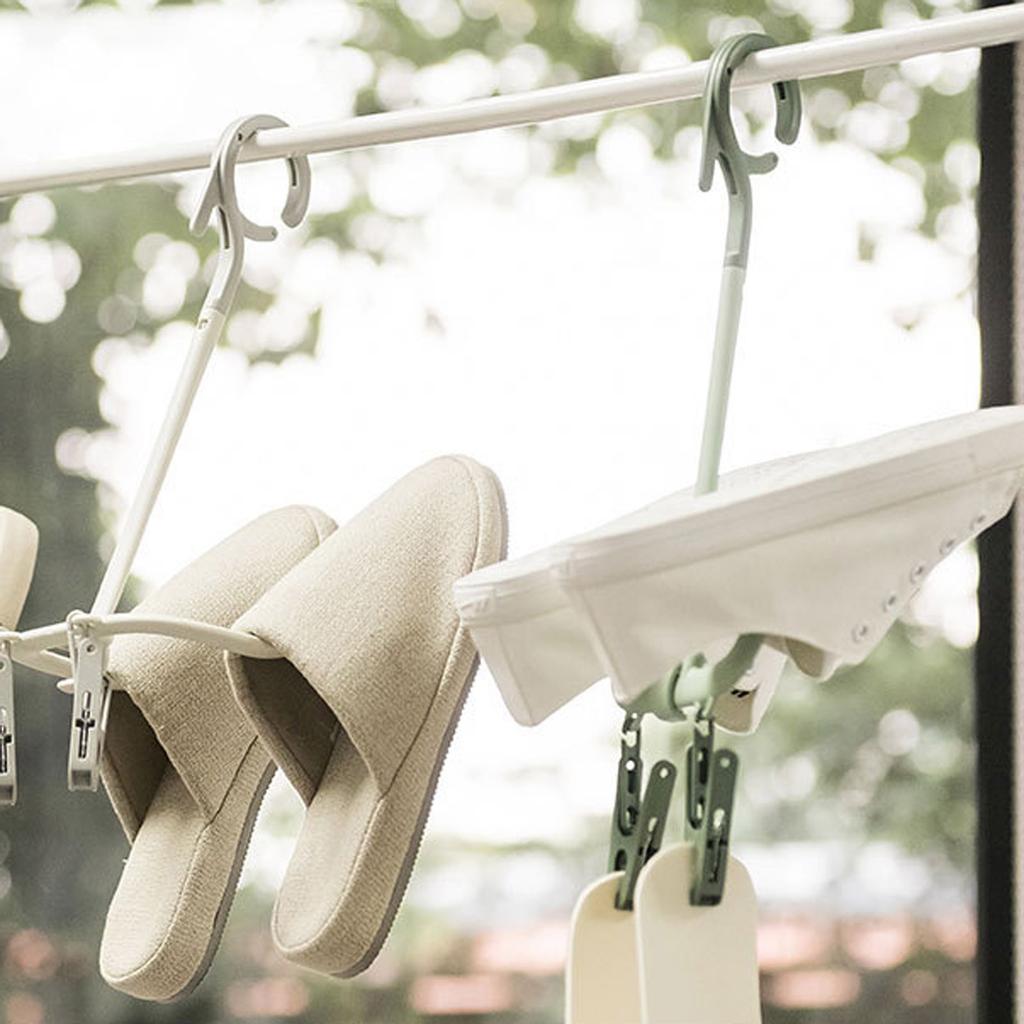 Rotating Shoe Rack Double Hook Shoe Drying Rack Household Shoe Drying Rack
