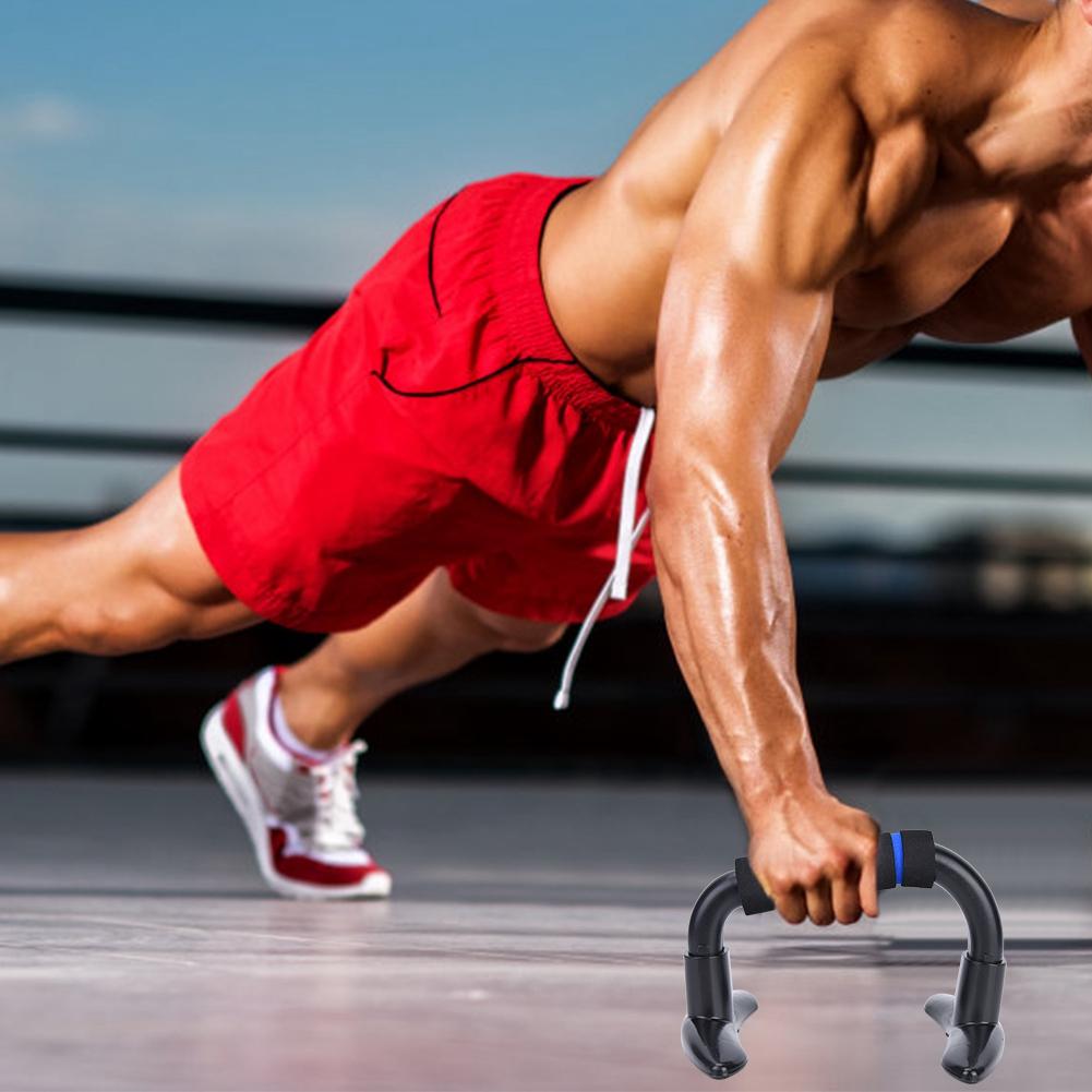 1 Pcs Pushup Stand Bar for Fitness Sports Equipment for Exercise Body Building(blue)