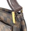 Louis Vuitton N51129 Damier Aubagne Shoulder Bag Damier Canvas Ebene Brown