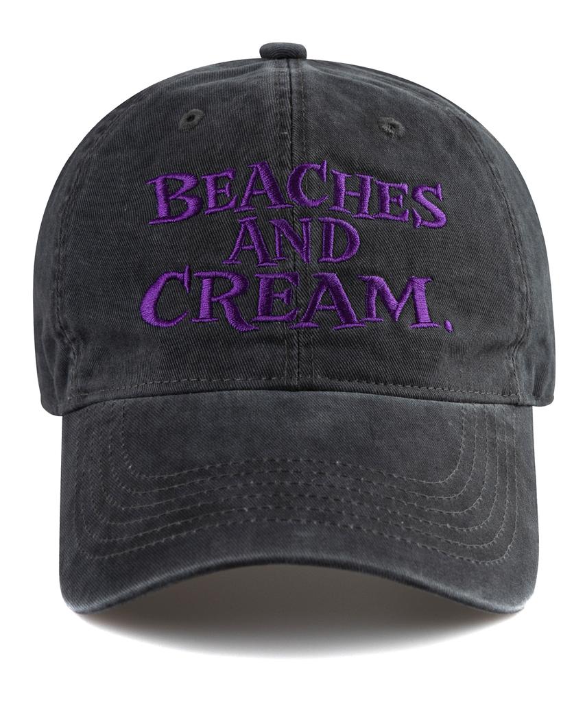 Bichiseuaenkeulim Big Logo Cation Ball Cap-Charcoal
