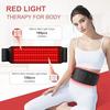 Red Light Therapy for Body 5 Light Levels Infrared Heat Therapy Belt Wrap for Back Waist Muscle Pain Relief 660nm 850nm Led Beads Device with Timer