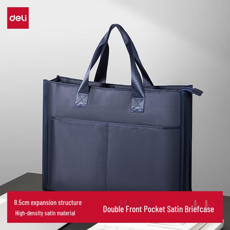 Deli Portable Business Briefcase with Double Front Pockets