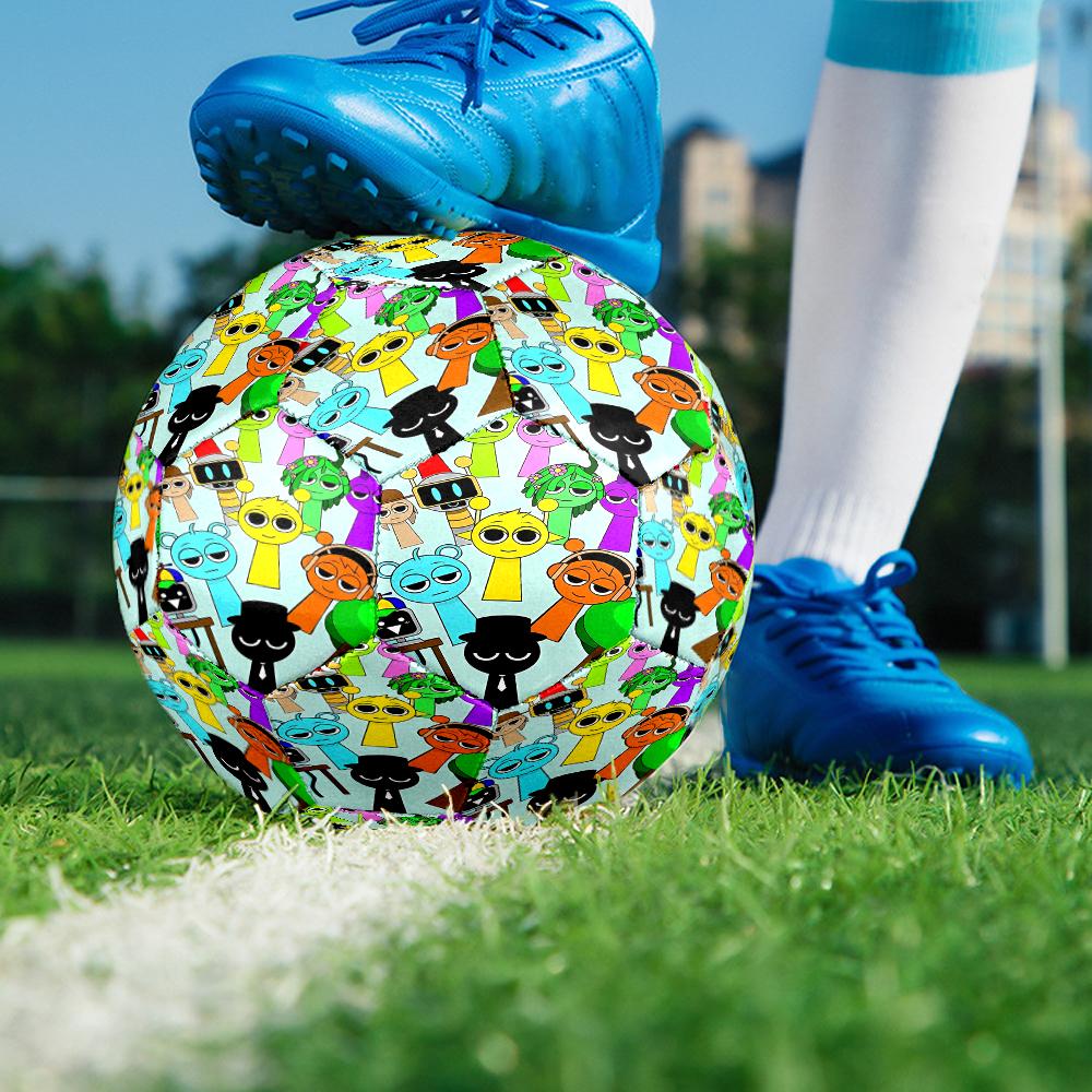 Sprunki Theme Size 5 Soccer Ball, Suitable for Both Indoor and Outdoor Matches, a Gift Suitable for Everyone.