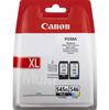 Canon PG-545XL/CL-546 (8286B010) Ink Cartridge Multipack, BK/CMY