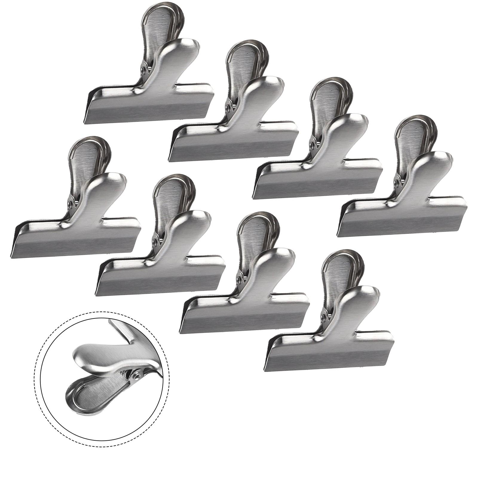 Для кухни домашнего офиса зажимы для пищевых продуктов быстрозажимные нержавеющая сталь 8pcs 854₽