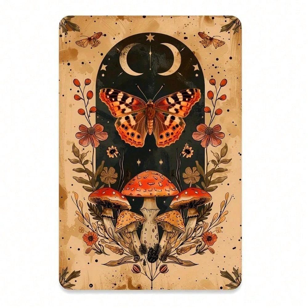 Quadri in metallo retrò, mobili, decorazione per soggiorno 20x30cm
