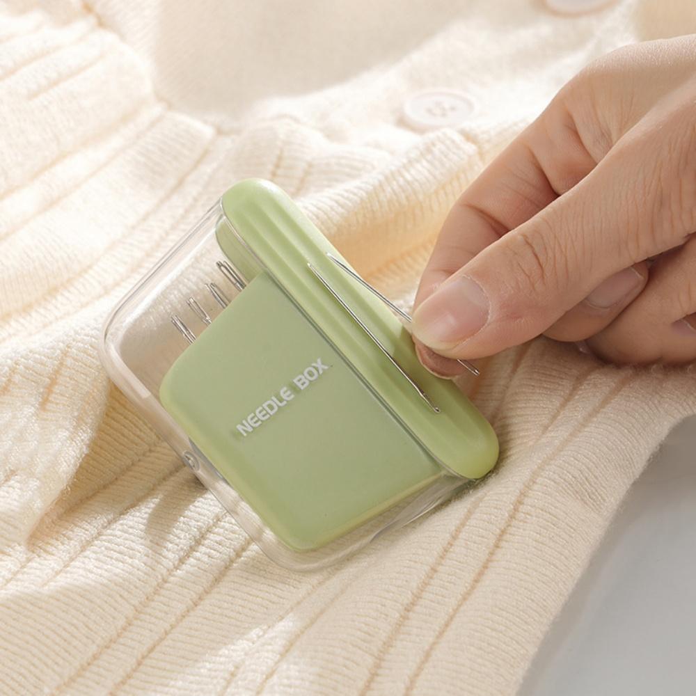 Magnetic Sewing Needle Box with Needle Portable 5 Size Embroidery Needles Magnet Storage Case DIY Craft Sewing Accessories Home