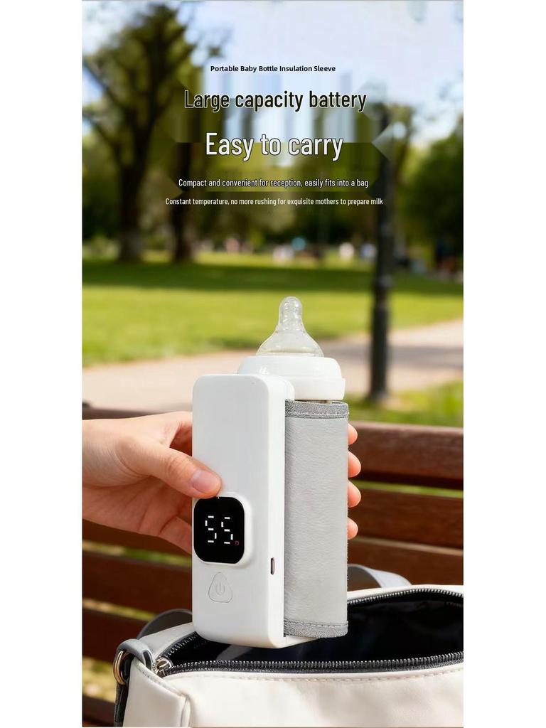 International Portable Heated Bag & Bottle Warmer - Universal Temperature Control for Milk