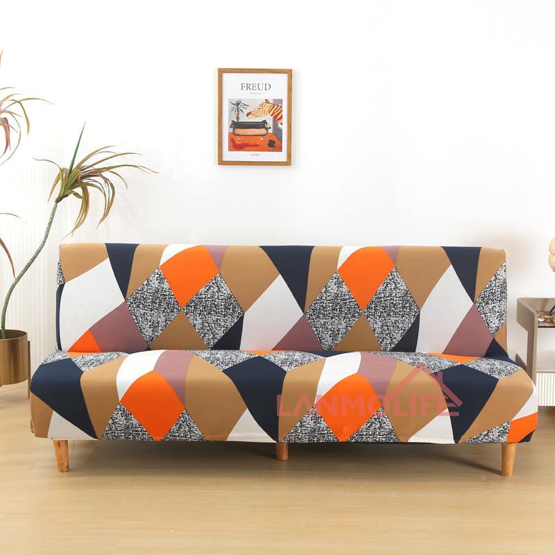 Katlanır Kanepe Yatak Örtüsü Basit Elastiklik Kolçaksız Kalınlaştırılmış Toz Geçirmez Kanepe Örtüsü Her Şey Dahil