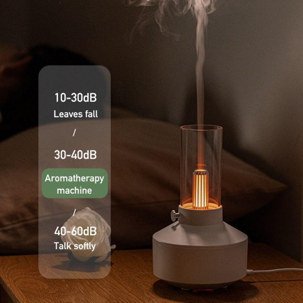 

Bedroom Night Light Home Ultrasonic Mist Maker Aroma Diffuser Smart Shutoff Air Humidifier чорний