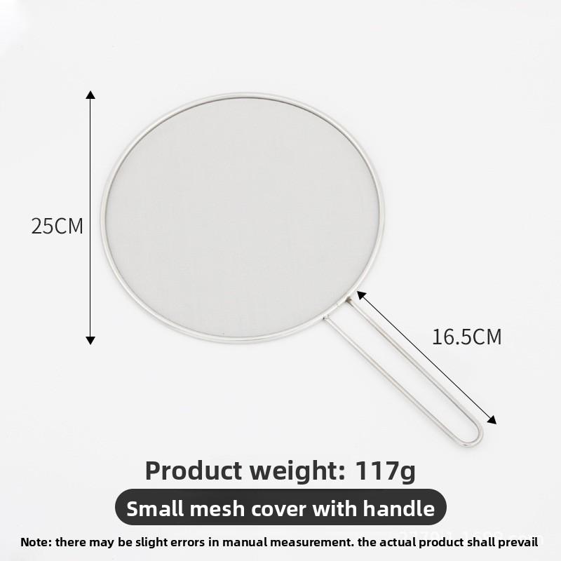 Stainless Steel Oil Mesh Pot Lid Cover Oil Cooking Splatter Screens Guard for Frying Pan Kitchen Accessories Gadgets Tools