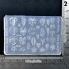 3D Silicone Monstera Leaf Nail Carving Mold Acrylic Bird Ribbon Stamping Template Nails Stencils Uv Gel Polish Diy Design Charm