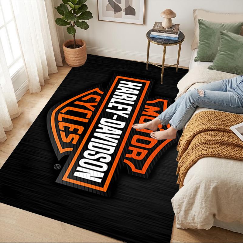 Motorcycle Ride Living Room Nonslip Area Rug Soft Carpet For Bedroom Game Playroom Sofa Office Home Decor Doormat Christmas Gift C926813
