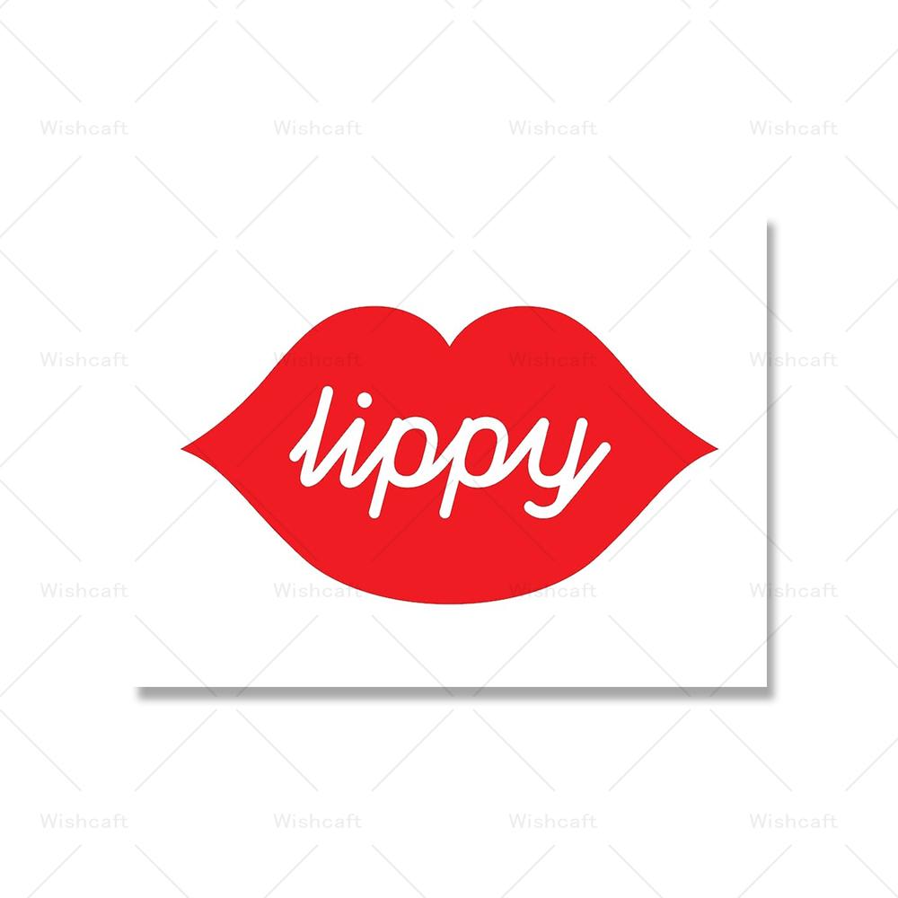 Blue Bike Pink Feed Me Typographic Art Print Poster Lippy Lips Inspirational Saying Quotes Canvas Painting Wall Pictures Decor