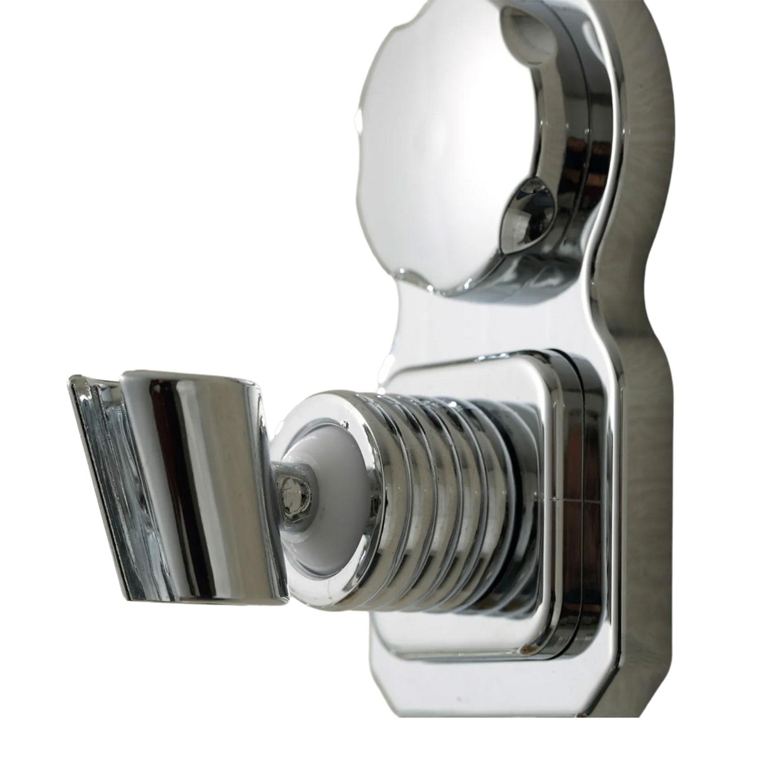 

Настенный держатель для душевой лейки, не требующий сверления, регулируемый кронштейн для душевой лейки для ванной комнаты и арендованных домов