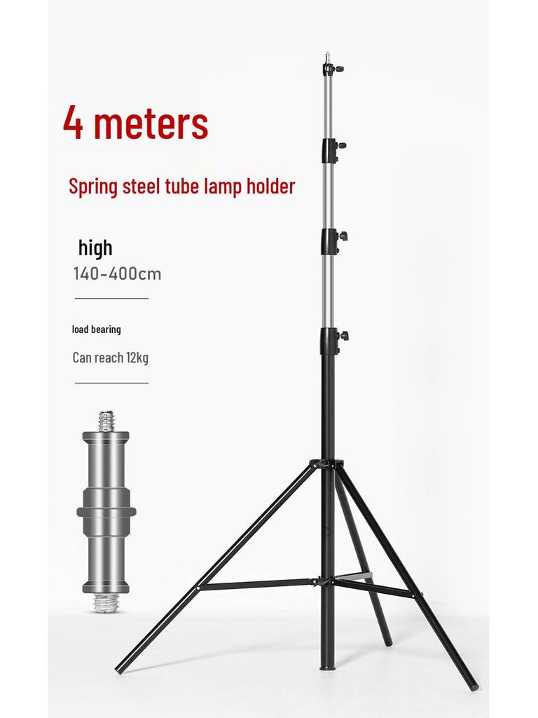 Ambitful 4m Heavy Duty Studio Light Stand with 1/4 and 3/8" Mounts