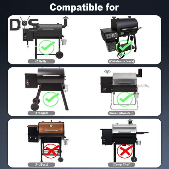 20 Stück Grillfetteimer Alufolienauskleidung Outdoor BBQ Grill Aluminiumfolie Trommelauskleidung Grillzubehör für Traeger Pro Serie 575/780 22/34 Serie