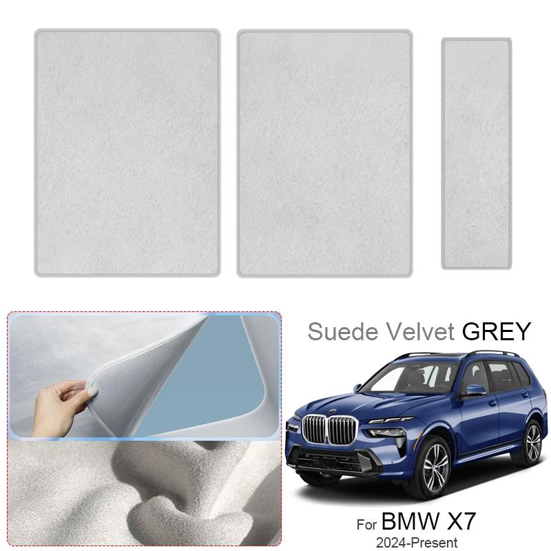 Für BMW X7 2024-Aktuell Auto Wildleder Stoff Anti-UV Elektrostatische Adsorption Schiebedach Sonnenschutz Hitzeschutz Dachfenster Zubehör