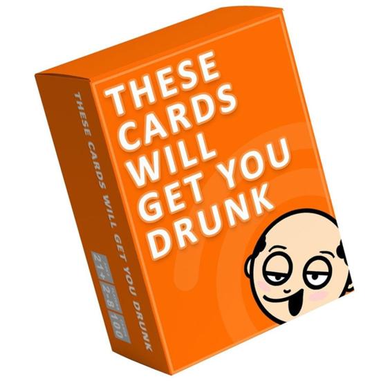 100 Sheets Get You Drunk Cards Fun Adult Drinking Board Game Party Supplies