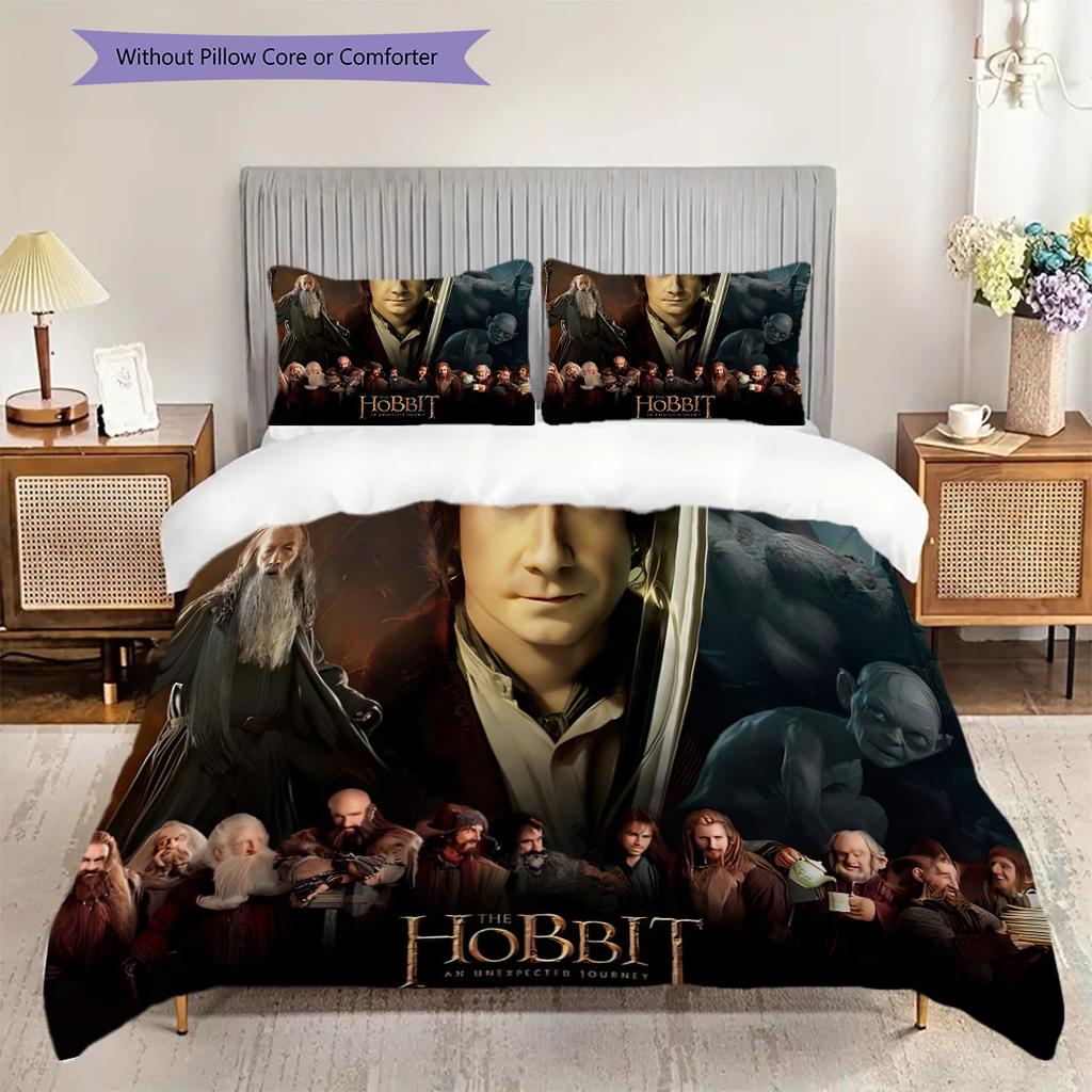 Fantasy Wizard Adventure Set Threepiece Set 1 Duvet Cover 2 Pillowcase Without Core Soft And Comfortable Christmas Birthday Gift
