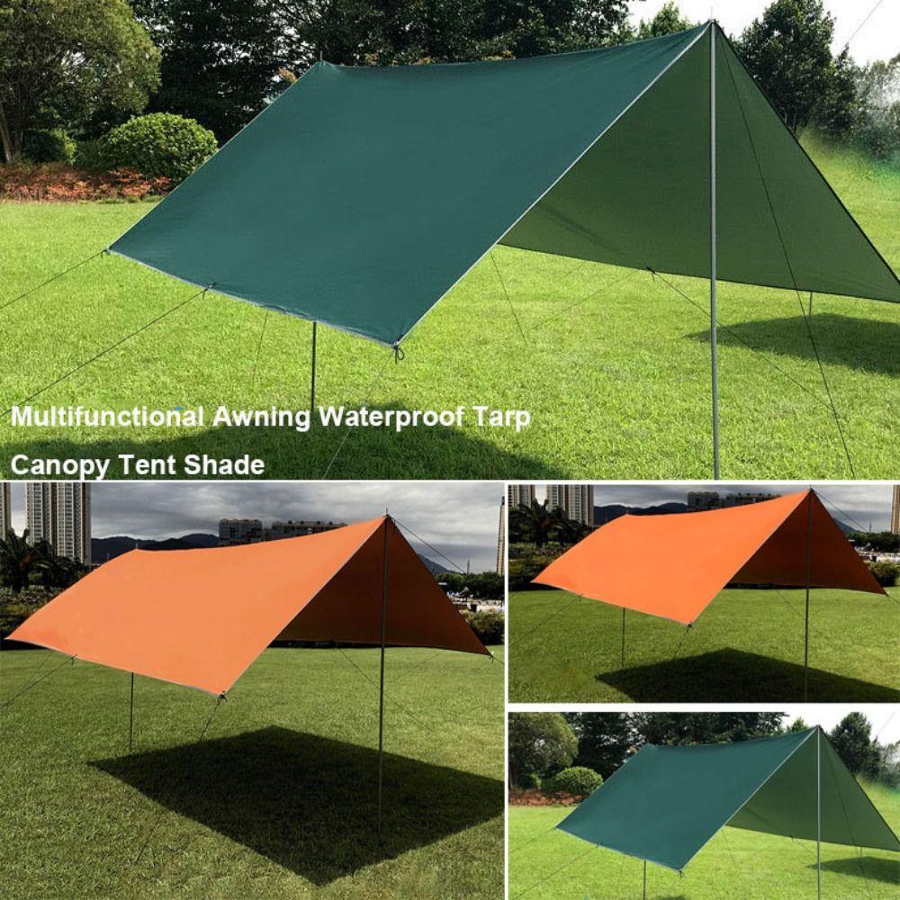 Multifunctional Awning Waterproof Tarp Sunshade Ultralight Garden Canopy