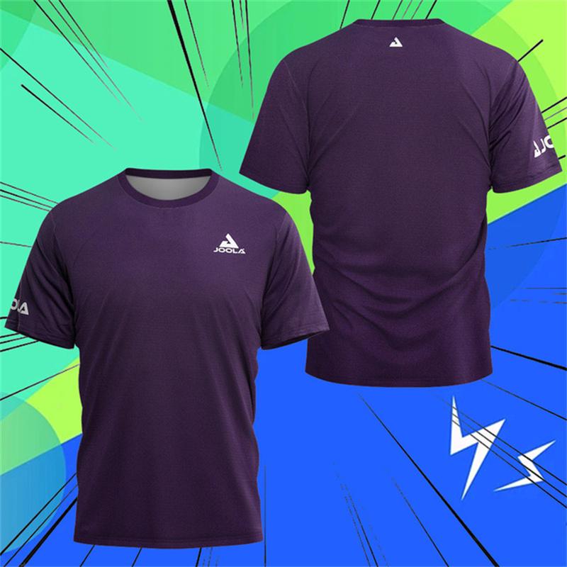 Lake Spot Odzież do tenisa stołowego Męska koszulka Badminton Tennis Szybkoschnąca koszulka męska z krótkim rękawem, oddychająca Klub tenisa stołowego