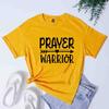 Prayer Warrior Heart Arrow TShirt 100 Cotton Christian Church Tshirts Cute Unisex Jesus Faith Bible Verse Tee Top