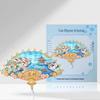 Humble and Lingering Garden Scenic Enamel Metal Magnet - Cultural Souvenir