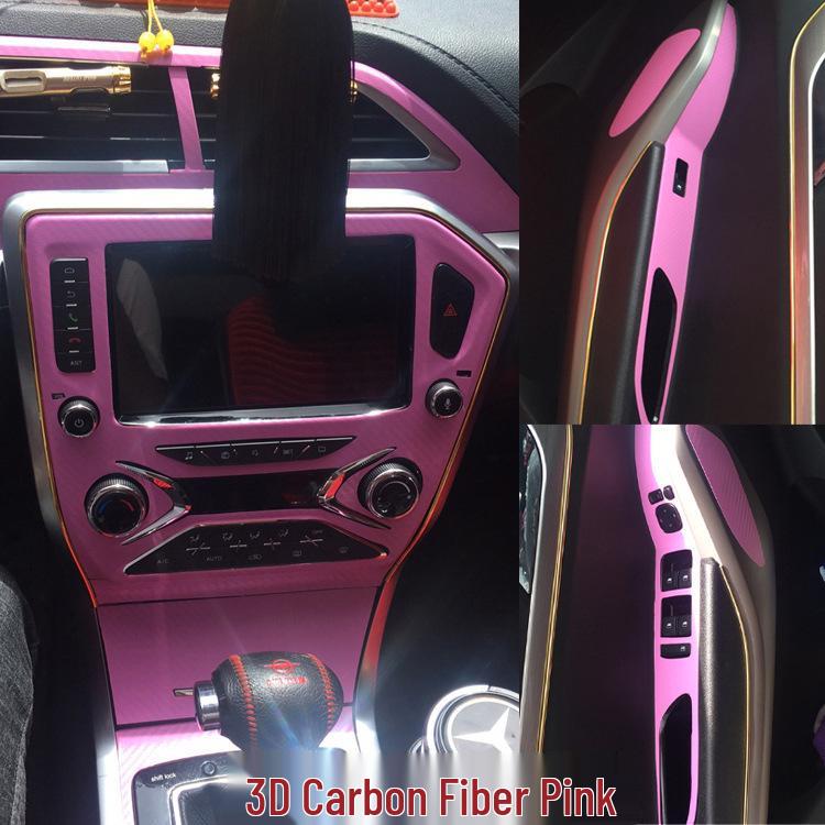 Carbon Fiber Gear Shift Decor Sticker for Haima S5 Young Youth Edition