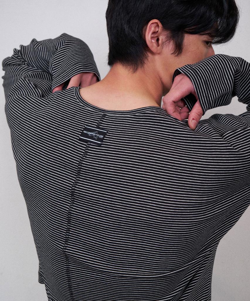 Lekodinghauseu Rec Stripe Long Sleeve [Black]