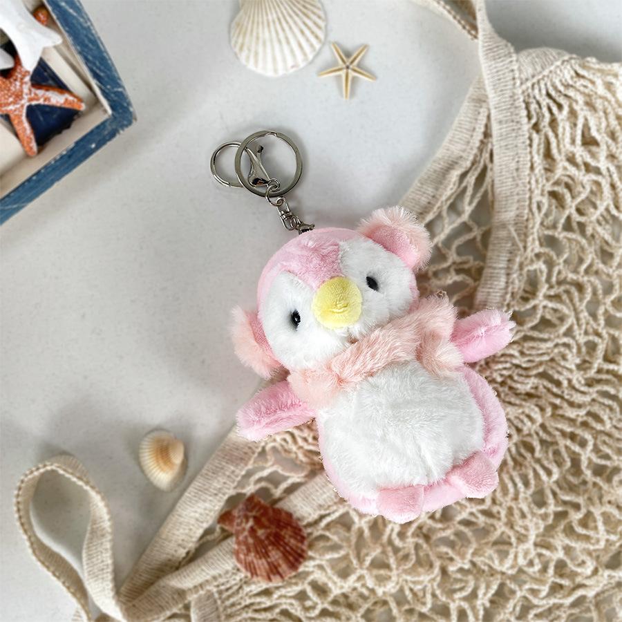 Fun Scarf Penguin Plush Keychain With Adorable Design Ideal For Surprises Birthday
