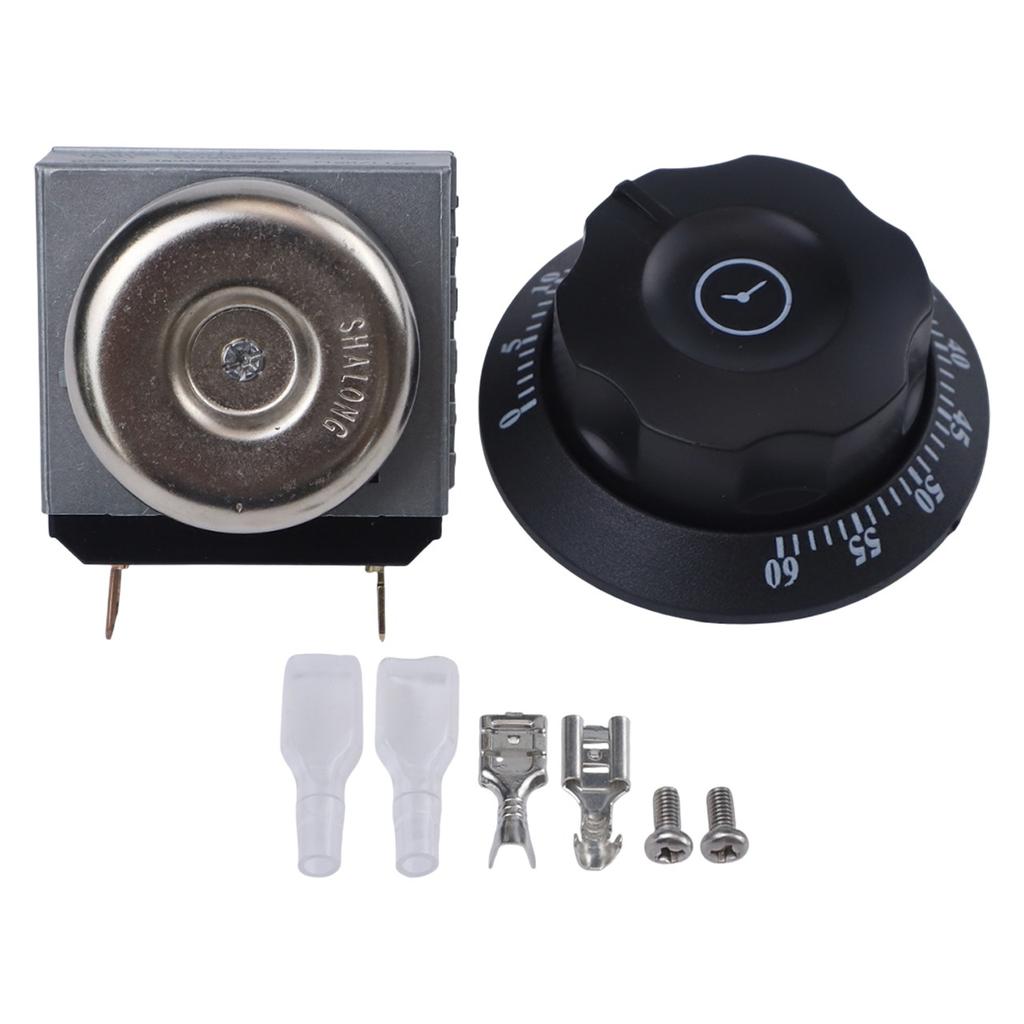 Electric Oven Timer Microwave Oven Timer High Temperature Resistance Built-in Bell Feature Microwave Oven Timer Switch