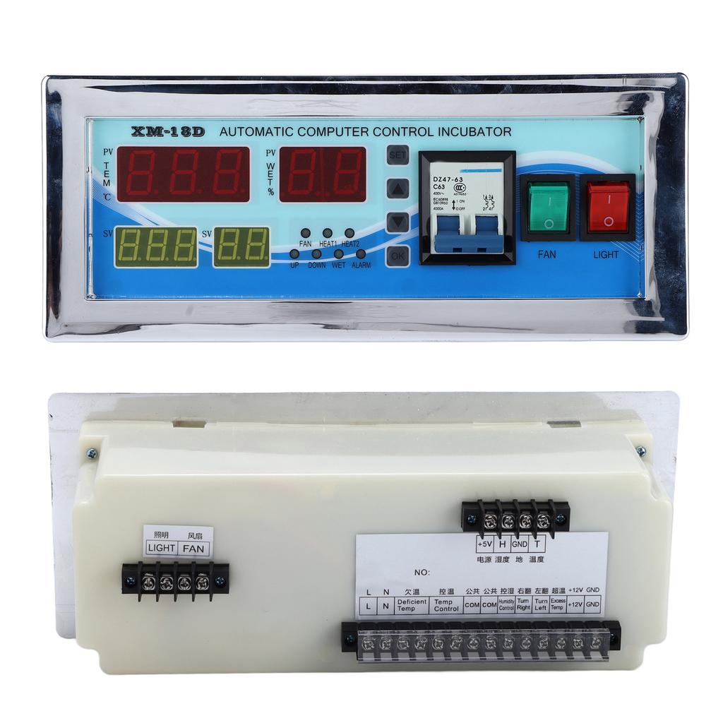 Egg Incubator Controller Automatic Hatcher Temperature and Humidity Thermostat for Hatching Chicken Duck220V