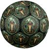 Snake Kingdom Emblem Round Football Size 5 Adult Ball Suitable for Training Matches and Outdoor Team.