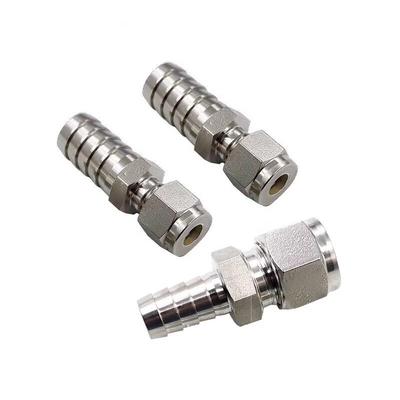 Raccord à barbelure pour tuyau 8 mm vers 1/4 NPT en acier inoxydable 304