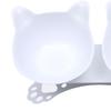 Double Elevated Cat Bowls Feeder Detachable Inclined Portable Drinking Bowl Water Dispenser