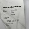 Alexander Wang [Domestically Authorized] UCC2221527 Logo Print Washed Short Sleeve T-Shirt/ Tops XL blackUsed