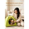 Foldable Pet Cat Tent Suitable All Four Seasons Closed Design Breathable Cat House Waterproof Stable Pet Kennel Outdoor Camping