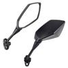 Motorcycle Mirror Ninja 250R Ninja 250 Ninja 1000 ZX6R ZX14R Motorcycle Rearview Mirror Rear View Side Mirror (Size : Black)