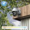 Ctronics Outdoor Security Camera Automatic Human Floodlight TF Card Remote Family AP Preset LAN Cable (4K/5G Wi-Fi Compatible) 8MP, Vehicle/Pet
