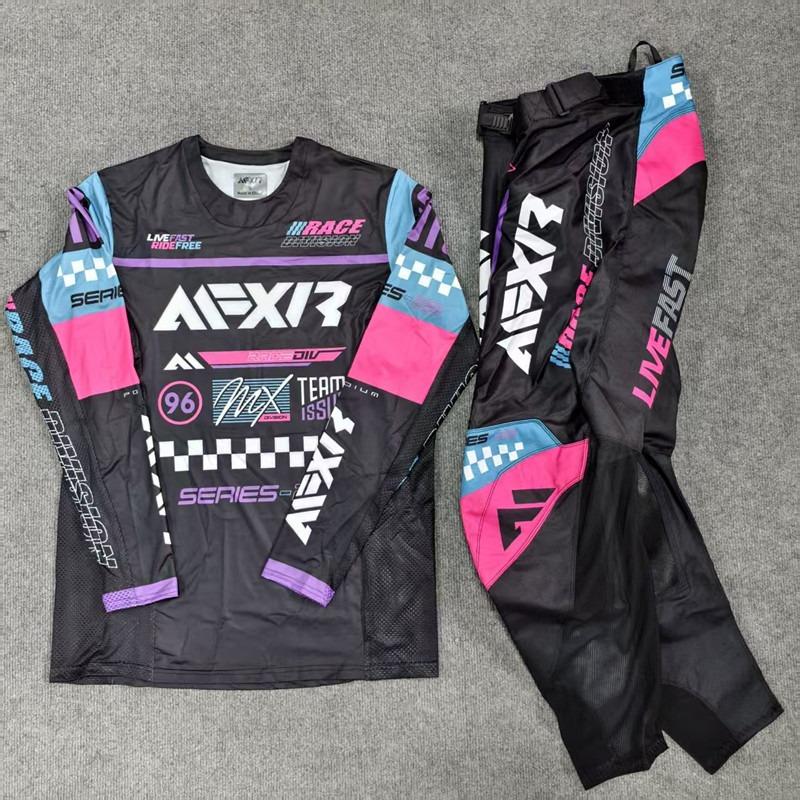 Motorcycle Clothing Set Off Road MX Jersey Pants Set Dirt Bike Combo Gear Set Racing Motocross Set