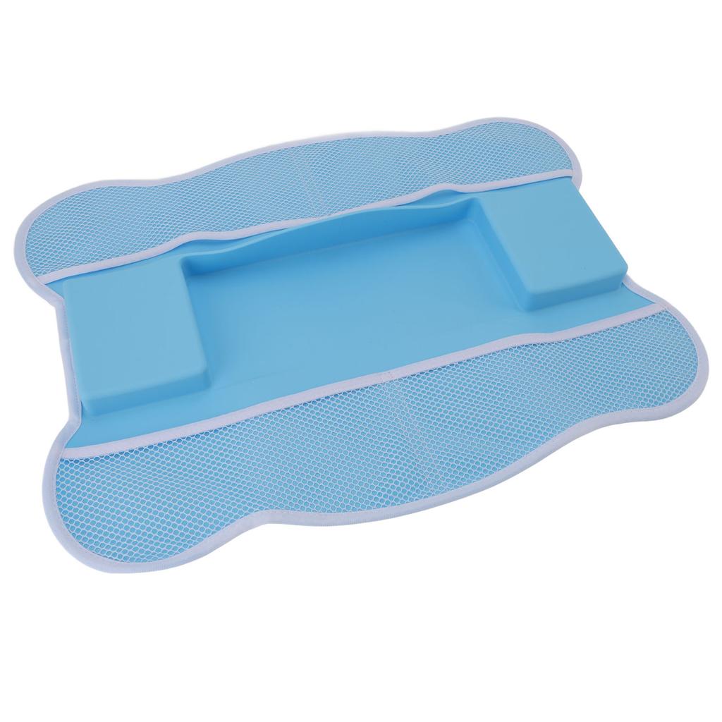 Bathtub Splash Guard with Double Sided Mesh Pockets Bath Tub Shelf Toy Holder Storage for Toddlers with Suction Cups