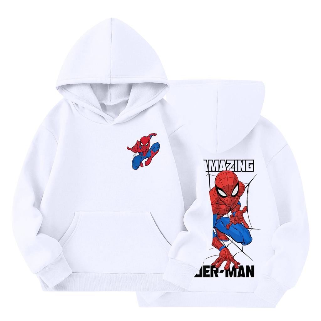 Kids' Long Sleeve Loose Fit Pullover Hoodie with and Print