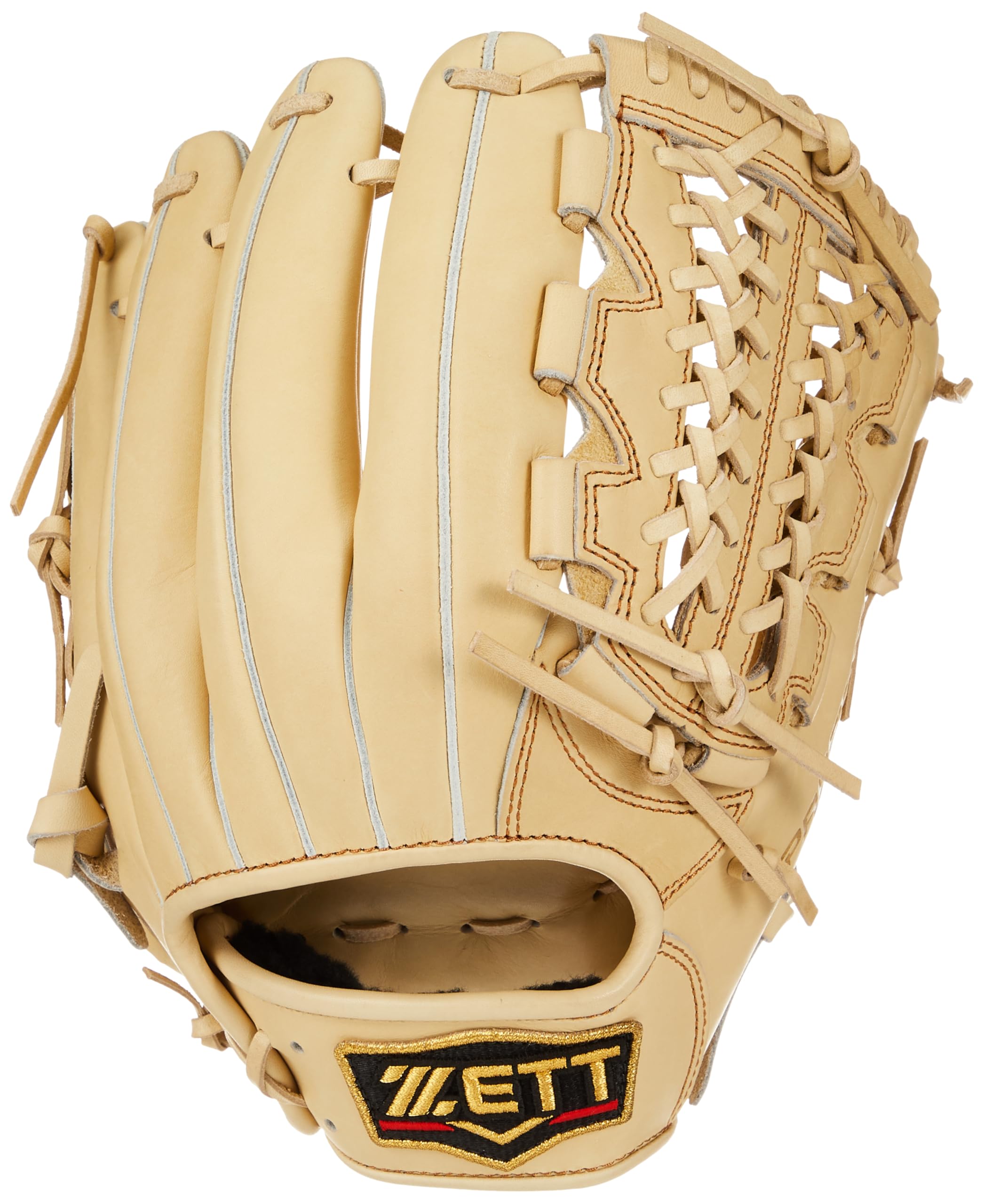 

ZETT Pro Status Soft Baseball Third Pastel Brown BRGB30245 Glove, Base, (3200), Right-Handed Throw,