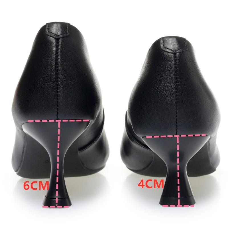 Mode AIYUQI 2025 Stil Damen High Heels Spitzschuh modische Arbeitsschuhe Damen Flachmündung Pendeln formelle Schuhe für Damen