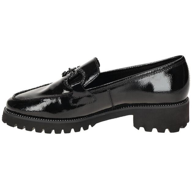 Women's Slip-ons Ara Kent Loafer Black Lack 12-31243